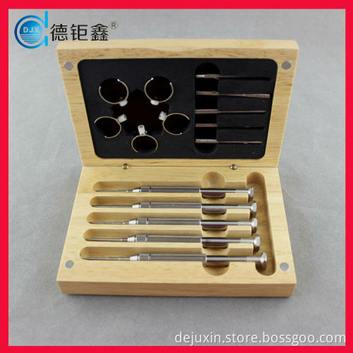 China factory supply high-end quality with elegant wood box screw driver for the best 2013 gift premium
